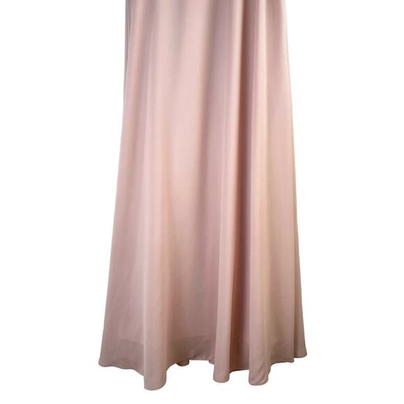 Show Me‎ Your Mumu Faith Maxi Dress in Dusty Blush Crisp Pink Bridesmaid Gown, M - Picture 8 of 16